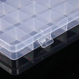 Adjustable Plastic Jewelry Box for Beads and Earrings