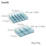 Transparent Jewelry Box - Lattice Earrings Organizer