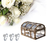 Plastic Pirate Treasure Box Gem Jewelry Storage Organizer Chest