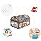 Plastic Pirate Treasure Box Gem Jewelry Storage Organizer Chest