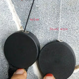 Nylon Rope Keychain with Telescopic Ring and Buckle