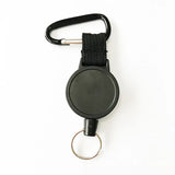 Nylon Rope Keychain with Telescopic Ring and Buckle