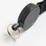 Nylon Rope Keychain with Telescopic Ring and Buckle