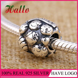 925 Sterling Silver Christmas Love & Family Charm Bead