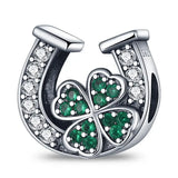 925 Silver Flower Butterfly Charms Gulf Beads Fit 3mm Bracelet For Women