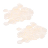 200X 35mm Round Nacre Pearl Shell Plate Beads