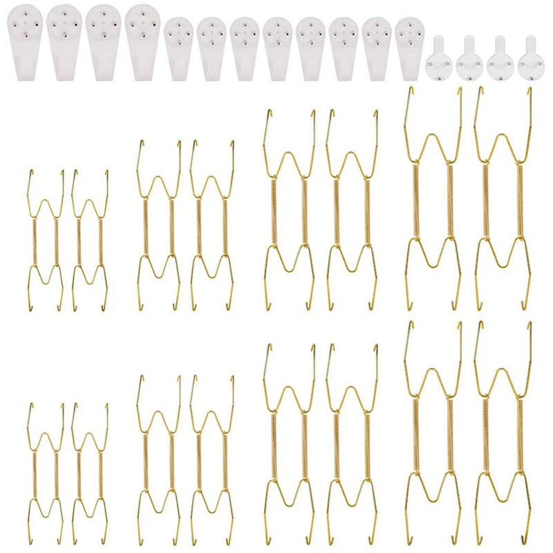 Plate Hangers for Wall 6-12 Inch Decorative Invisible Holders
