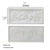 Doorplate Crystal Epoxy Resin Mold Silicone Mould DIY Crafts Pendant Making Tool