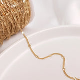 14K True Filled 1.5MM Link Necklace Chains DIY Jewelry Making