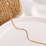 14K True Filled 1.5MM Link Necklace Chains DIY Jewelry Making