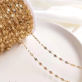 14K Gold Filled 2.2MM Rhombus Chain for DIY Jewelry Making