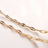 14K Gold Filled 2.2MM Rhombus Chain for DIY Jewelry Making
