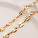14K Gold Filled Retention Necklace Chains 5-7MM O Style DIY Jewelry Making