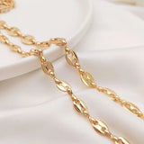 14K Gold Filled Retention Necklace Chains 5-7MM O Style DIY Jewelry Making