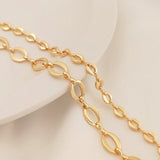 14K Gold Filled Necklace Chains 5-8MM O Style DIY Jewelry Making