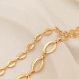 14K Gold Filled Necklace Chains 5-8MM O Style DIY Jewelry Making