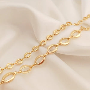 14K Gold Filled Necklace Chains 5-8MM O Style DIY Jewelry Making