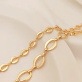 14K Gold Filled Necklace Chains 5-8MM O Style DIY Jewelry Making