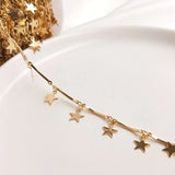 14K Gold Filled Star Necklace Bracelet Chains DIY Jewelry Findings