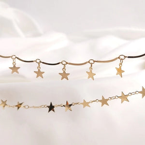 14K Gold Filled Star Necklace Bracelet Chains DIY Jewelry Findings