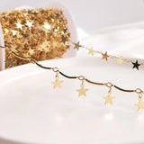 14K Gold Filled Star Necklace Bracelet Chains DIY Jewelry Findings
