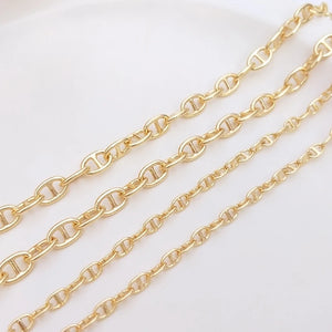 14K True Filled Retention Two Hole Style Necklace Chains DIY Jewelry Making