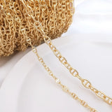 14K True Filled Retention Two Hole Style Necklace Chains DIY Jewelry Making