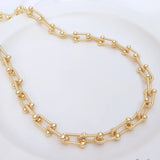 14K True Filled U Style Necklace Chains DIY Jewelry Making