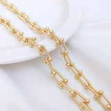 14K True Filled U Style Necklace Chains DIY Jewelry Making