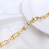 14K True Filled U Style Necklace Chains DIY Jewelry Making