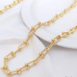 14K True Filled U Style Necklace Chains DIY Jewelry Making