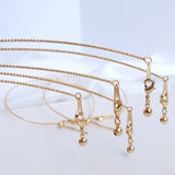 14K Gold Plated Adjustable Bracelet Chains DIY Jewelry Findings
