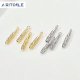 14k Long Water Drop Pendant DIY Necklace Earrings Material