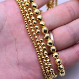 Hematite Stone Beads Faceted Round Loose Beads for Jewelry Making