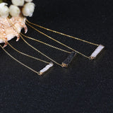 Plated Agate Druzy Pendant Necklace