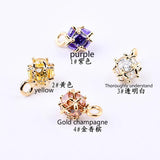 Zircon Crystal Ball DIY Jewelry Accessories Earrings Pendant Necklace Bracelet