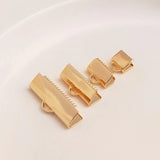 Plated Ribbon Clip Hooks Necklace Clasps DIY Jewelry Making Findings