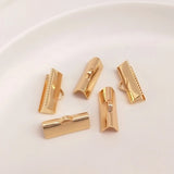 Plated Ribbon Clip Hooks Necklace Clasps DIY Jewelry Making Findings