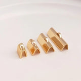 Plated Ribbon Clip Hooks Necklace Clasps DIY Jewelry Making Findings
