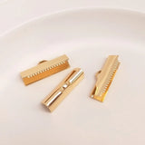 Plated Ribbon Clip Hooks Necklace Clasps DIY Jewelry Making Findings