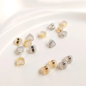 True Color-Preserving Silicone Earplugs Earrings Back