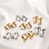 Silicone Plug Ear Clip DIY Jewelry Findings