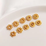 Large Hole Passepartout Patch Bead Caps DIY Jewelry Making