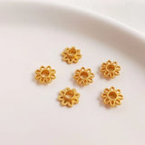 Large Hole Passepartout Patch Bead Caps DIY Jewelry Making