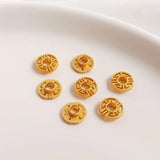 Large Hole Passepartout Patch Bead Caps DIY Jewelry Making