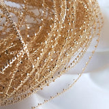 Gold Plated Pendant Edging Strip Pattern Hollow Wrapping Line DIY Jewelry Making