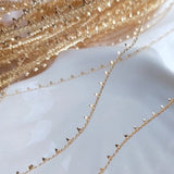 Gold Plated Pendant Edging Strip Pattern Hollow Wrapping Line DIY Jewelry Making