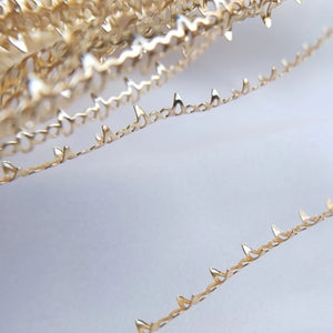 Gold Plated Pendant Edging Strip Pattern Hollow Wrapping Line DIY Jewelry Making
