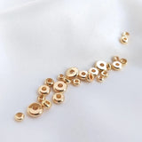 Plated True Separator Flat Loose Beads Spacers DIY Jewellery Findings