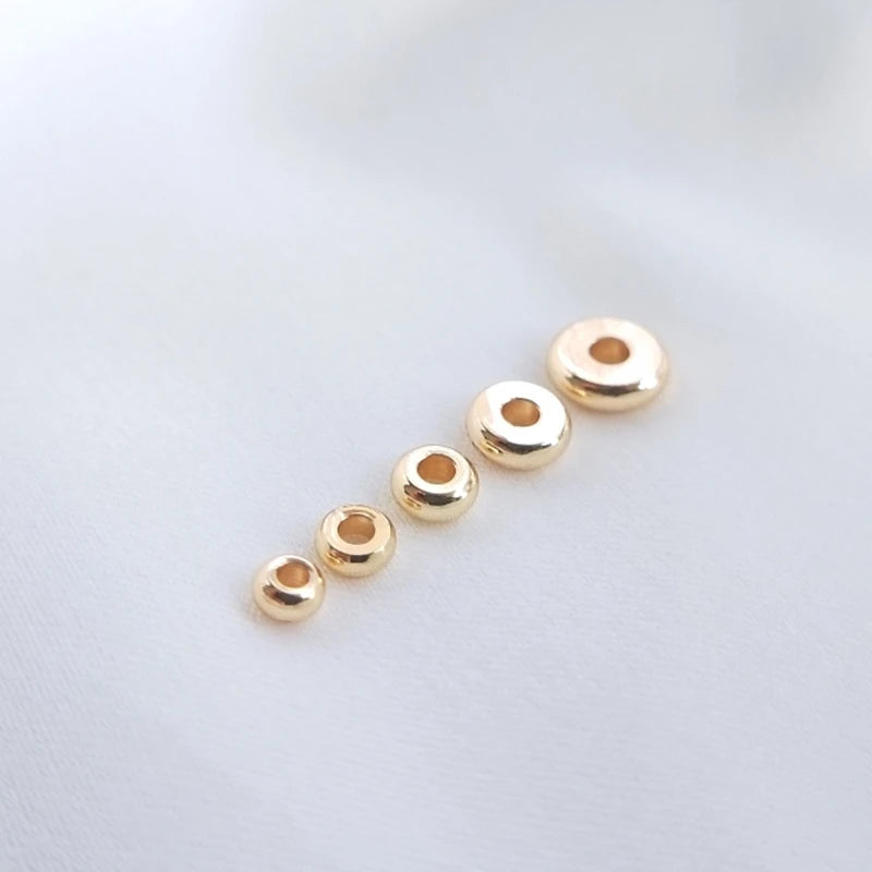 Plated True Separator Flat Loose Beads Spacers DIY Jewellery Findings